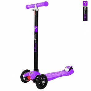 Самокат Y-Scoo maxi A-20 Simple, фиолетовый (Y-Scoo, 5802rt)